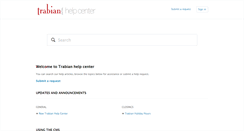 Desktop Screenshot of help.trabian.com